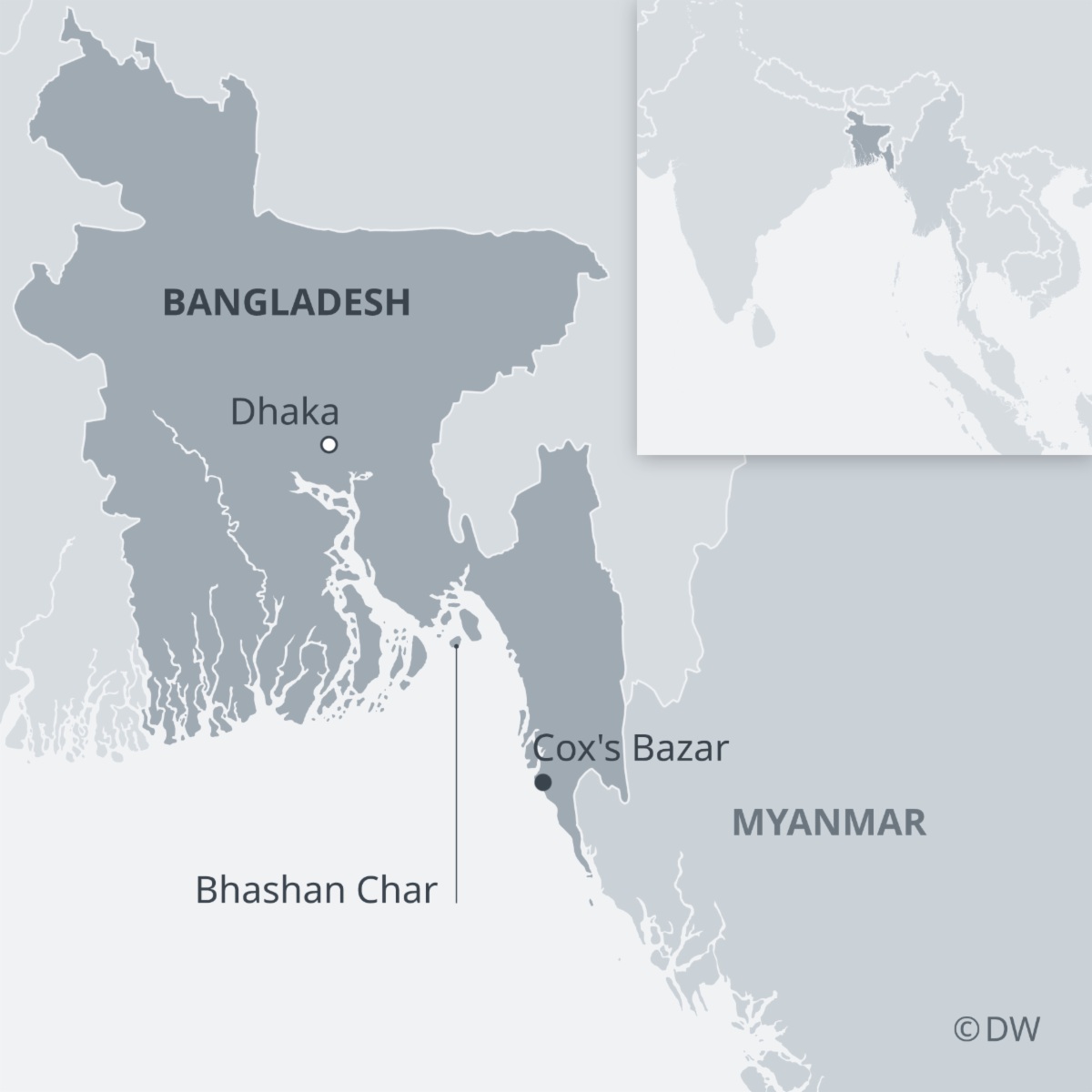 Rohingya Refugees to Relocate to Island