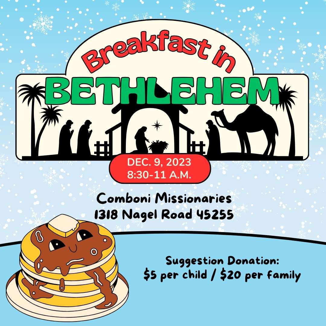 Breakfast in Bethlehem Saturday, December 9 at 8:30 a.m. until 11 a.m.