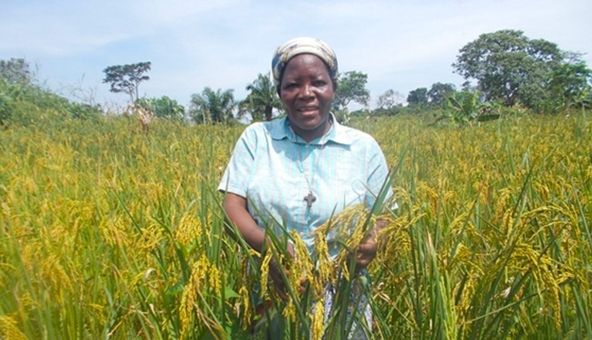 Sister Angélique used the prize money from one of her awards to plant fifty acres of greens.