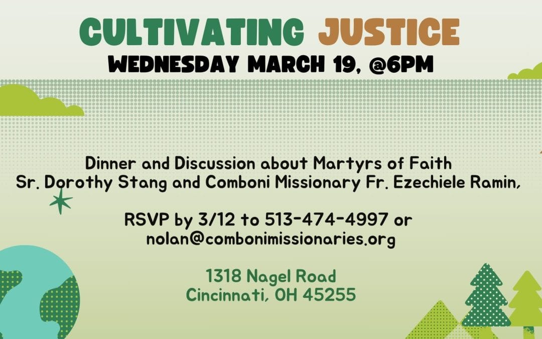 Cultivating Justice – Dinner and Discussion